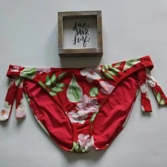 Aeropostale NWOT Floral Tropical Bikini Bottom SZ XL - Picture 3 of 7
